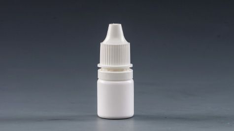 What kind of material is the eye drop bottle