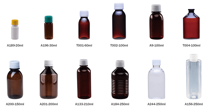 Introduction to common specifications of amber PET bottles