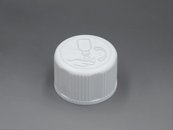 Child resistant caps for oral dosage forms
