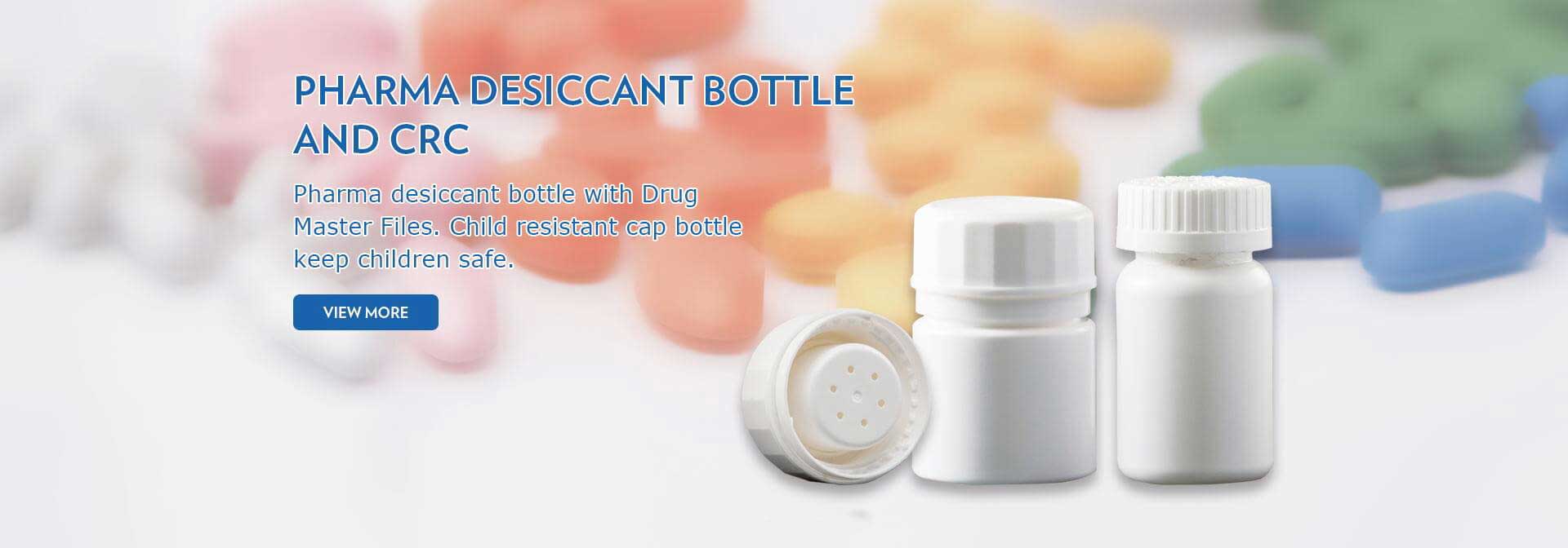 Pharma Desiccant Bottle and CRC