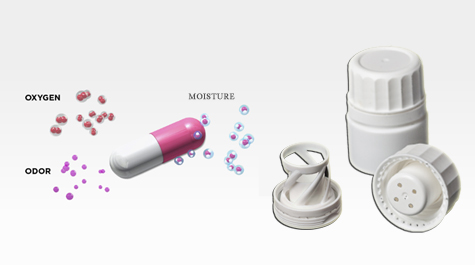 Desiccant canisters in pharmaceutical packaging
