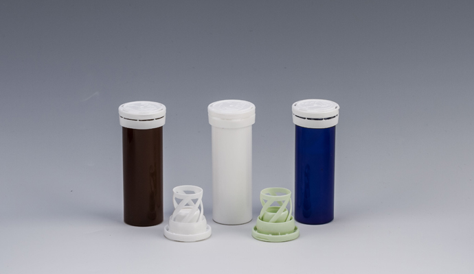 Desiccant vials design and feature