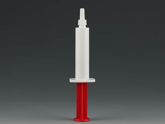 Features of intramammary syringe 