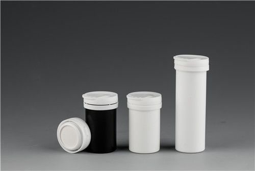 Why are blood glucose test strip containers black?