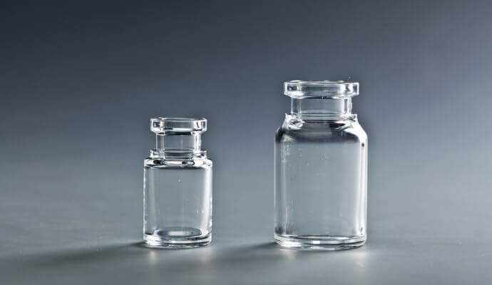 Glass bottle adsorption protein