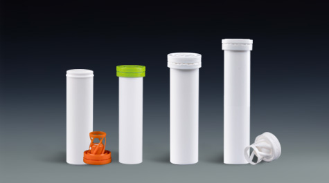 Three materials of medical plastic bottles