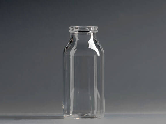 Pharmaceutical packaging CZ vial instead of glass bottle