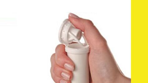 Tubes and desiccant stoppers opening easy and safe