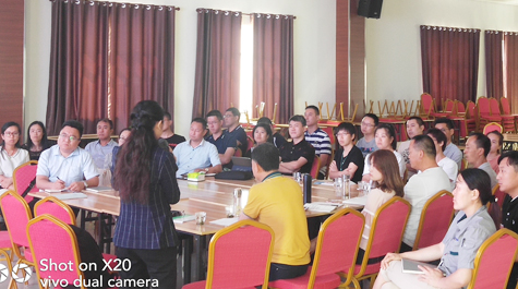 All sales and workers take part in Xinfuda action education and training