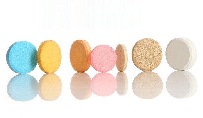 What is the effervescent tablets requirement for plastic tubes