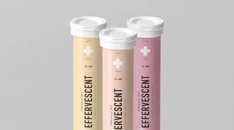 Plastic tube for supplements