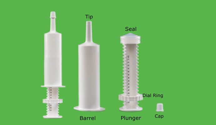 Kinds of syringe plunger