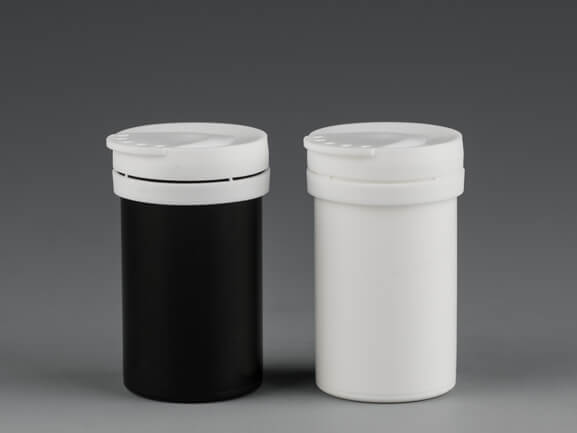 48mm glucose test strip container with desiccant cap