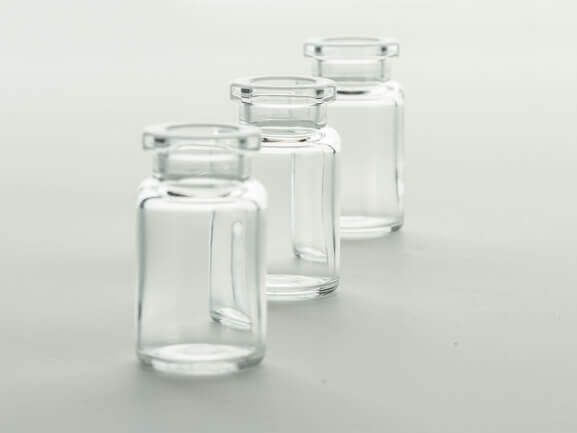 Glass bottle adsorption protein