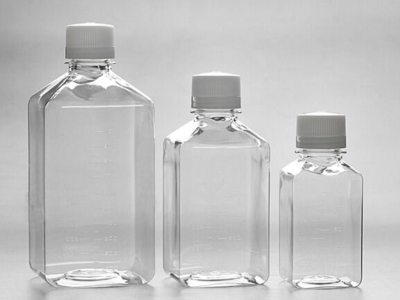 PET Square Storage Media Bottles