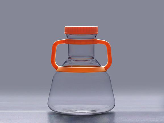 5L Polycarbonate Erlenmeyer Shaker Flask