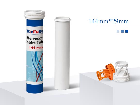 144mm*29mm Effervescent Tube Packaging Supplier Y004