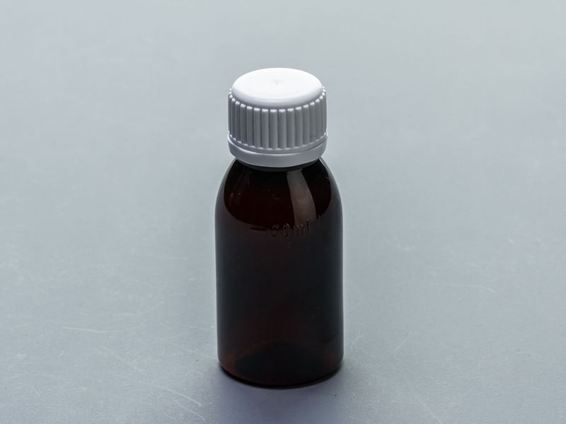 60ml Amber PET oral liquid bottle