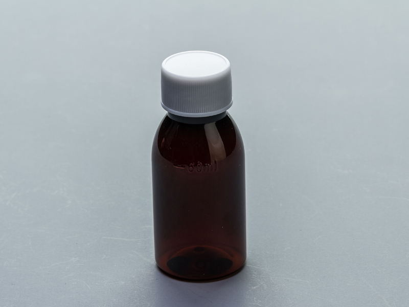 60ml Amber PET oral liquid bottle