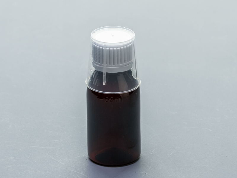 60ml Amber PET oral liquid bottle