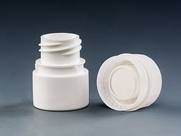 25ml HDPE bottle with desiccant cap Z002