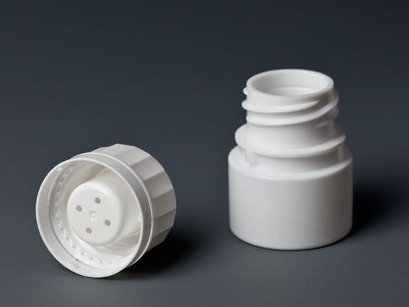 25ml HDPE bottle with desiccant cap Z002