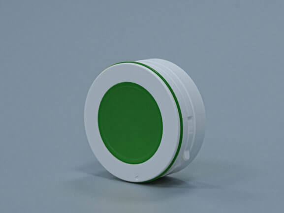 customization plastic cap with two color